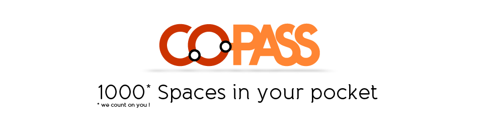 CoPass - des milleirs de sites d'espace partagés dans le monde