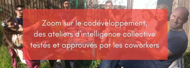 Zoom sur le codéveloppement, des ateliers d'intelligence collective testés et approuvés par les coworkers