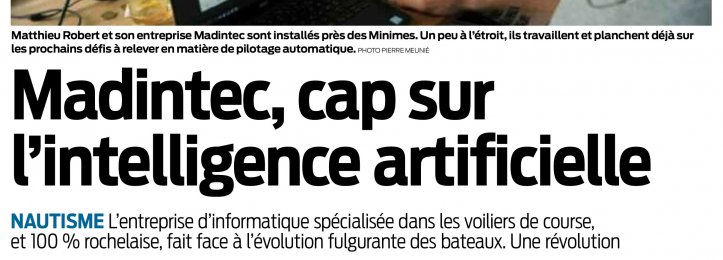 Un article dans Sud Ouest pour notre coworker, fondateur de la société Madintec